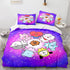 Cartoon BT21 BTS Bedding Set Quilt Duvet Cover Bedding Sets