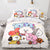 Juego de cama con edredón y funda de edredón con dibujos animados BT21 BTS Butter