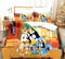 Cartoon Bluey Bedding Set Pattern Kids Quilt Cover Without Filler