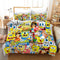 Juego de cama con dibujos animados de Bob Esponja, funda de edredón sin relleno
