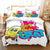 Juego de cama con dibujos animados de Bob Esponja, funda de edredón sin relleno