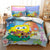 Juego de cama con dibujos animados de Bob Esponja, funda de edredón sin relleno