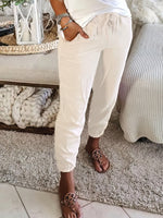 Trendy Linen Trousers