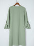 Solid Color V Neck Shirt for Women