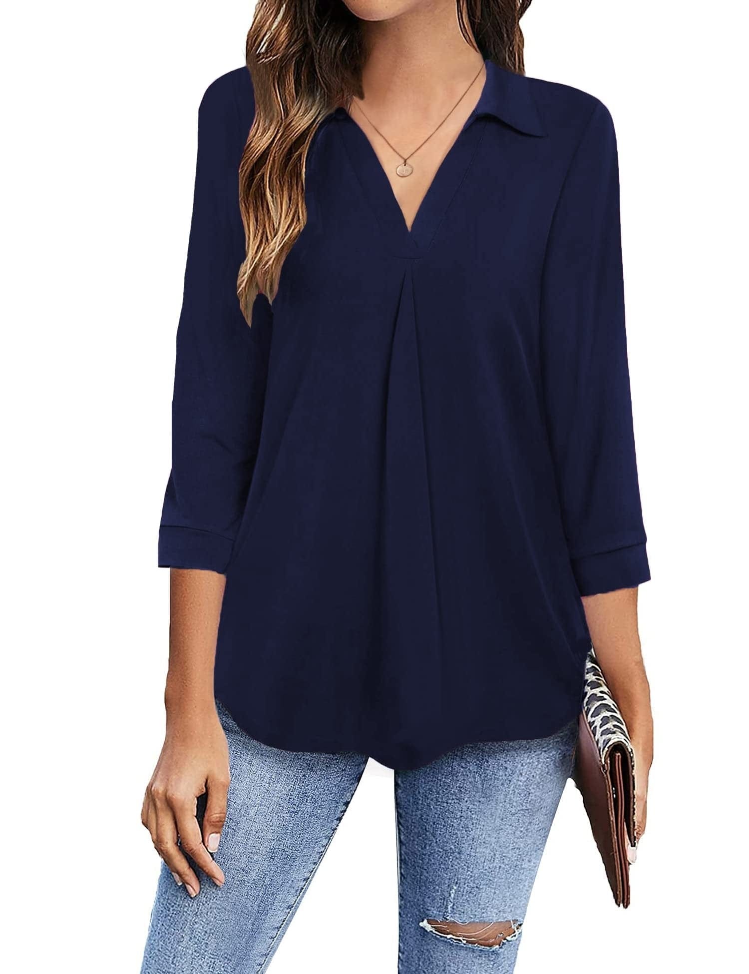 Ladies' Collared Pleated Tunic