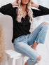 Round Neck Henley Top