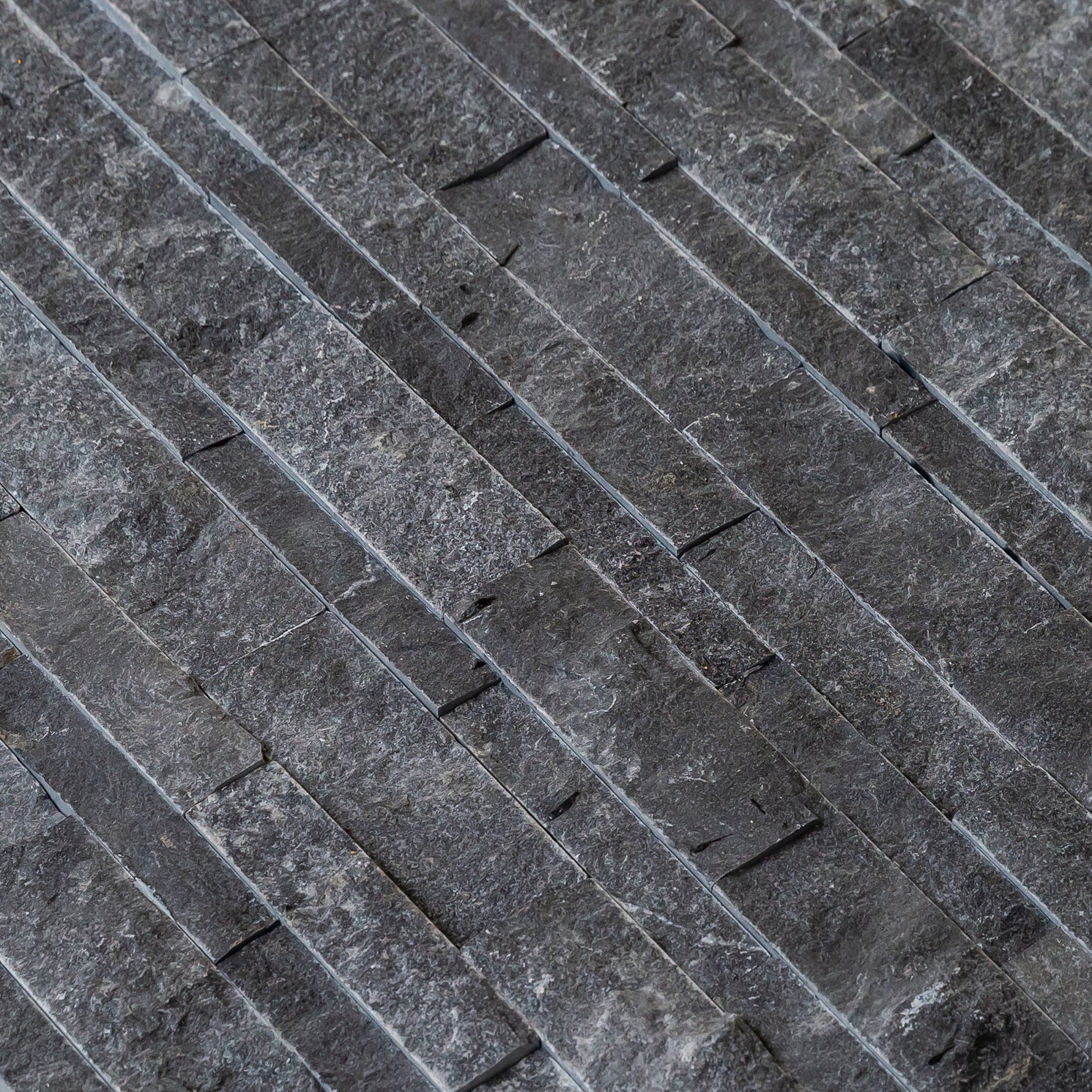 Charcoal Cambria Ledger 3D Panel 6.8"x20.8" Split-face Marble Wall Tile - Full Truckload