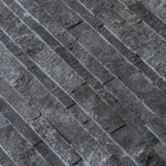 Charcoal Cambria Ledger 3D Panel 6.8"x20.8" Split-face Marble Wall Tile - Full Truckload