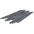 Charcoal Cambria Ledger 3D Panel 6.8"x20.8" Split-face Marble Wall Tile - Full Truckload