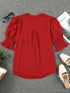 Chic Red Blouse