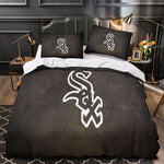 Juego de ropa de cama de los Chicago White Sox con funda de edredón y sin relleno