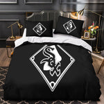 Juego de ropa de cama de los Chicago White Sox con funda de edredón y sin relleno