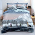 Christmas Bedding Set Duvet Cover Pillowcases Quilt Bed Linen Textiles