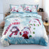 Christmas Bedding Set Duvet Cover Pillowcases Quilt Bed Linen Textiles