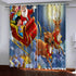 Christmas Pattern Curtains Blackout Window Drapes