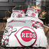 Cincinnati Reds Bedding Set Quilt Cover Without Filler