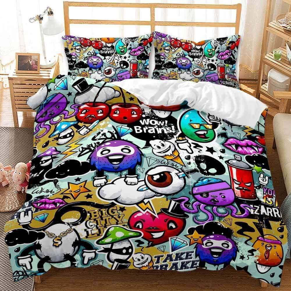 Classic Cartoon Animation Bedding Set Quilt Cover Without Filler