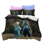 Juegos de cama con dibujos animados clásicos, funda de edredón sin relleno