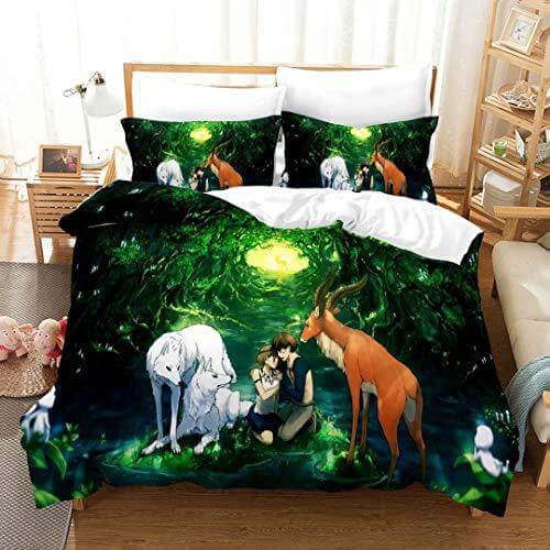 Juegos de cama con dibujos animados clásicos, funda de edredón sin relleno