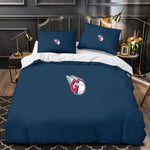 Cleveland Guardians Bedding Set Quilt Cover Without Filler