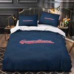 Cleveland Guardians Bedding Set Quilt Cover Without Filler