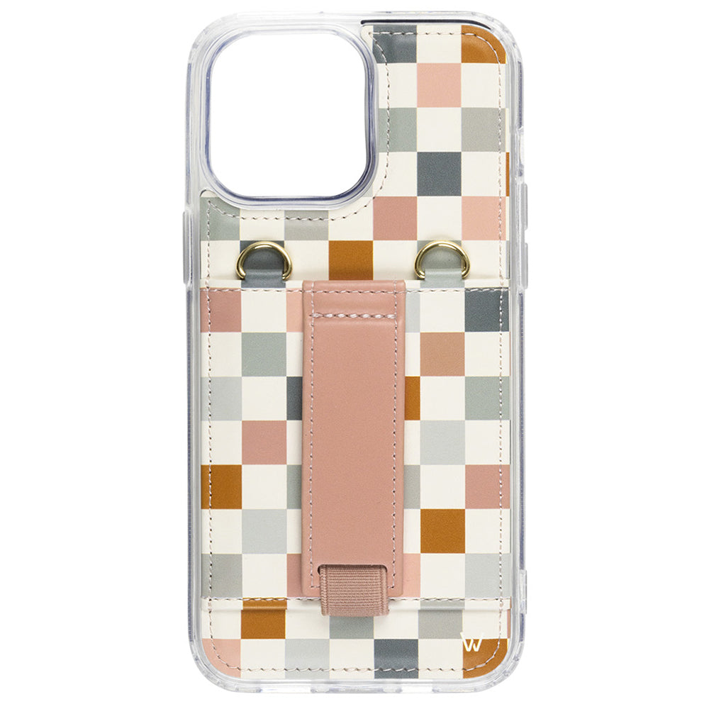 Coastal Check Purse Phone Case