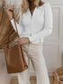 Minimalist Knit Zip-Up