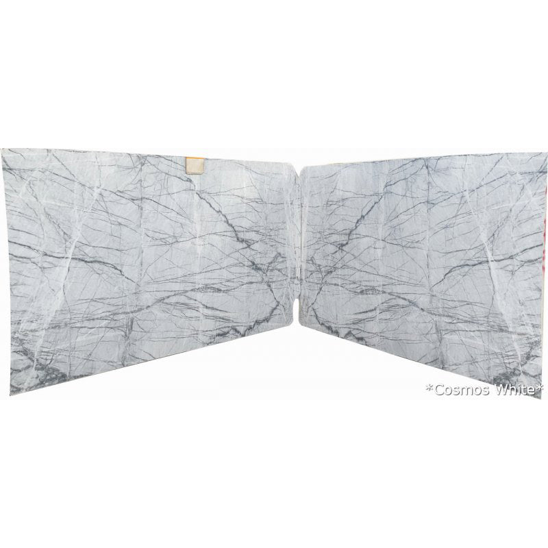Cosmos White Bookmatching Marble Slabs Polished - Livfloors Collection