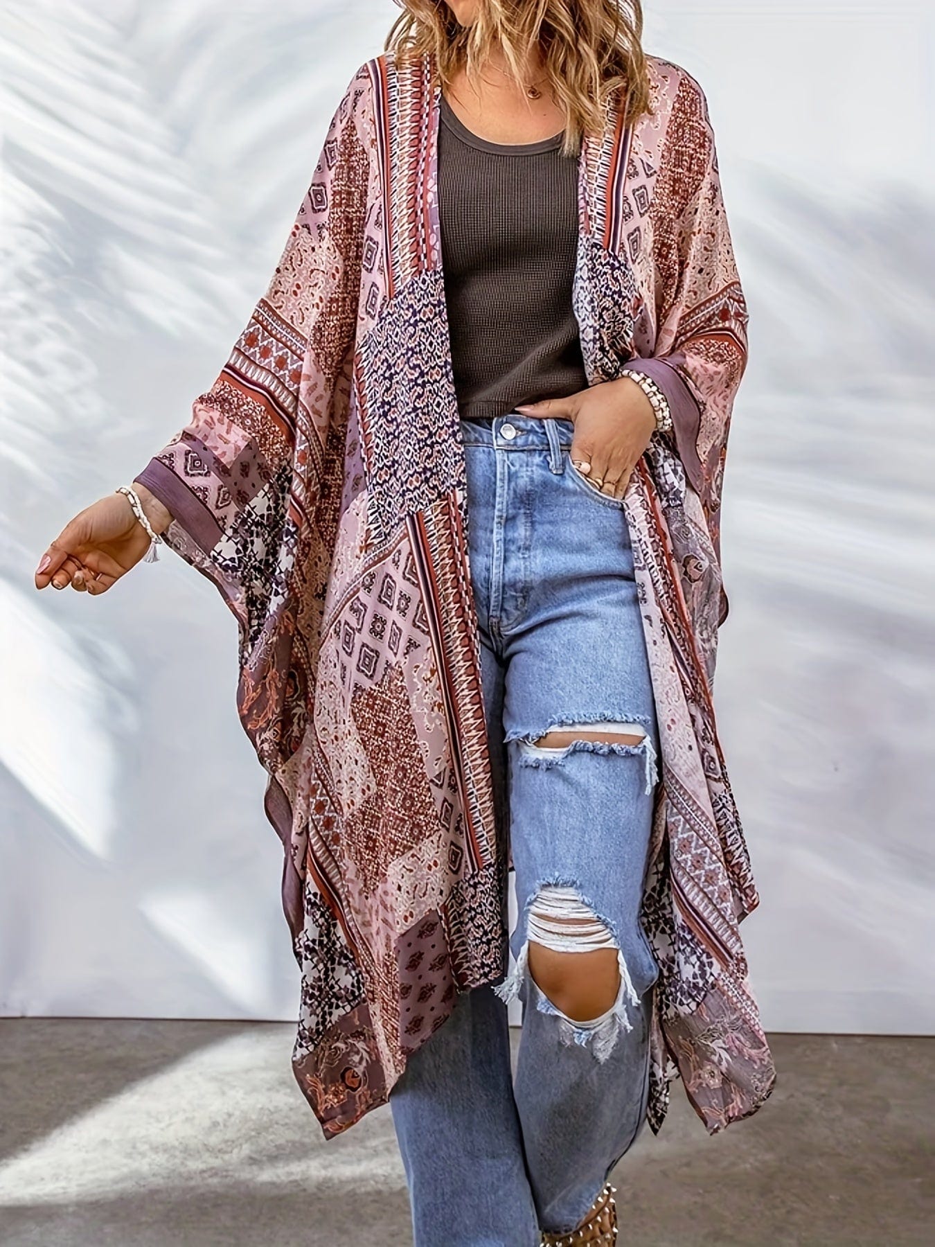 Cozy Plaid Shirt Dress