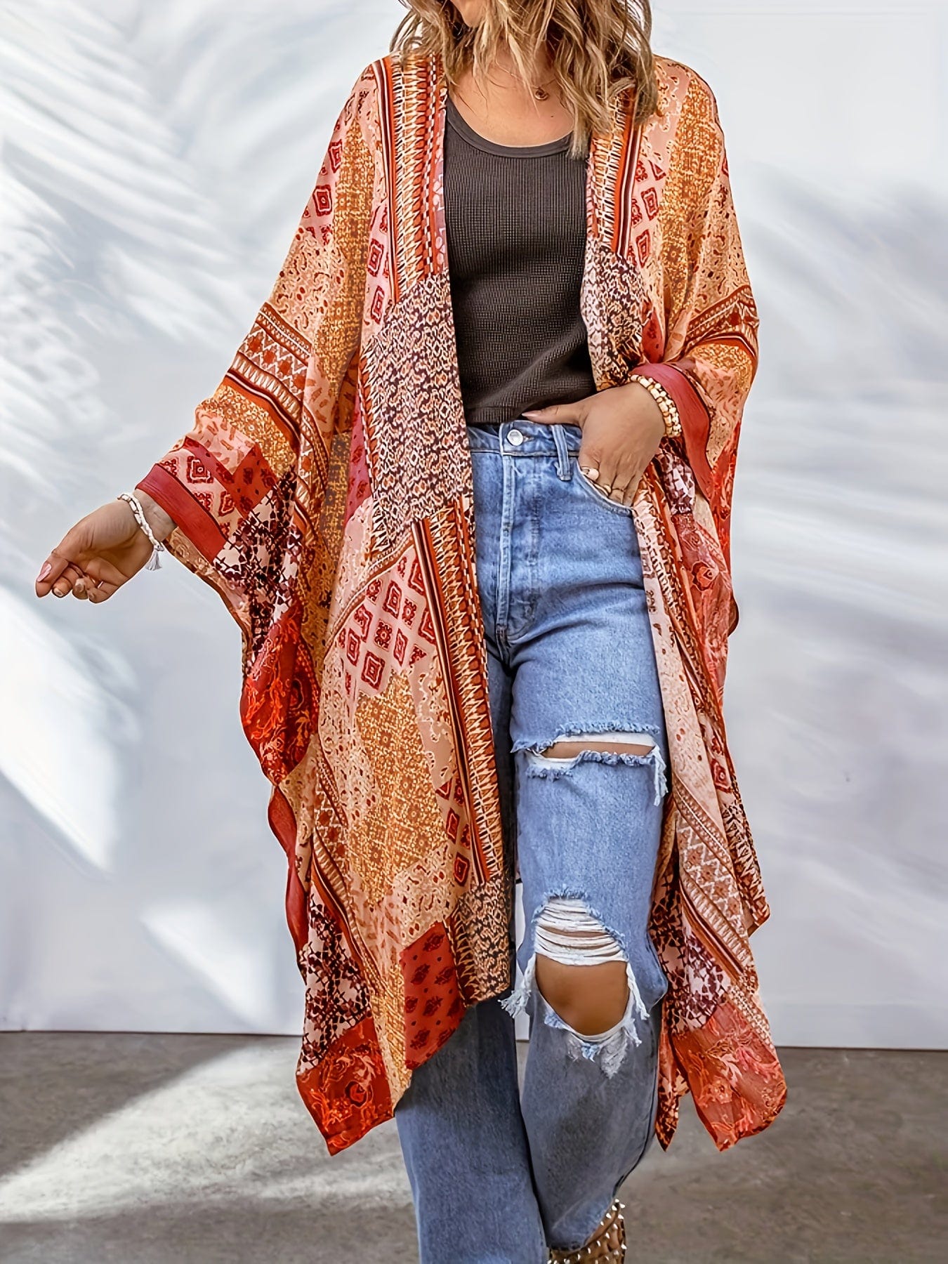 Cozy Plaid Shirt Dress