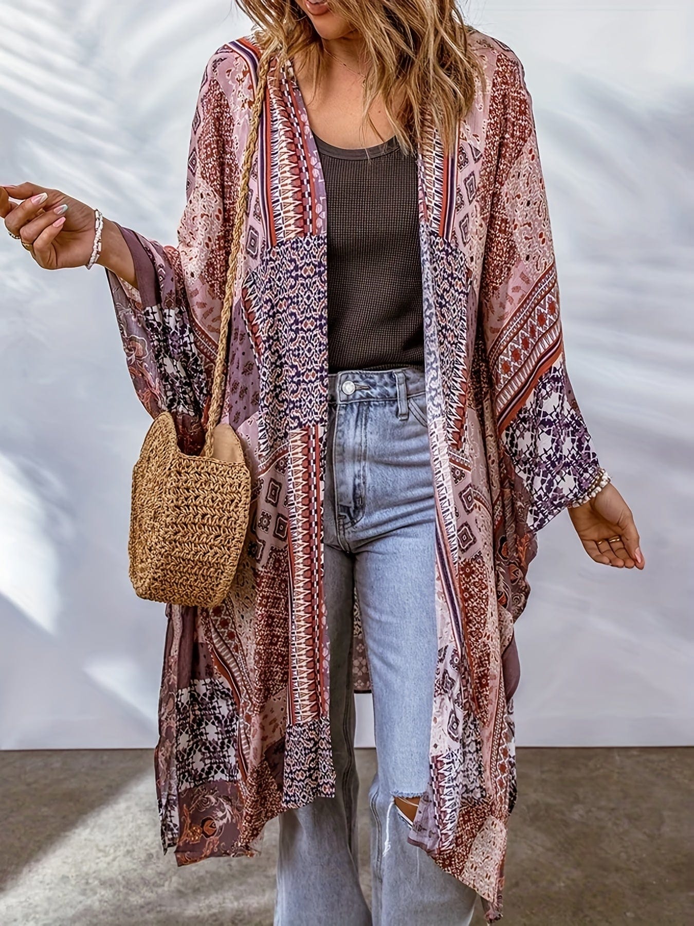 Cozy Plaid Shirt Dress