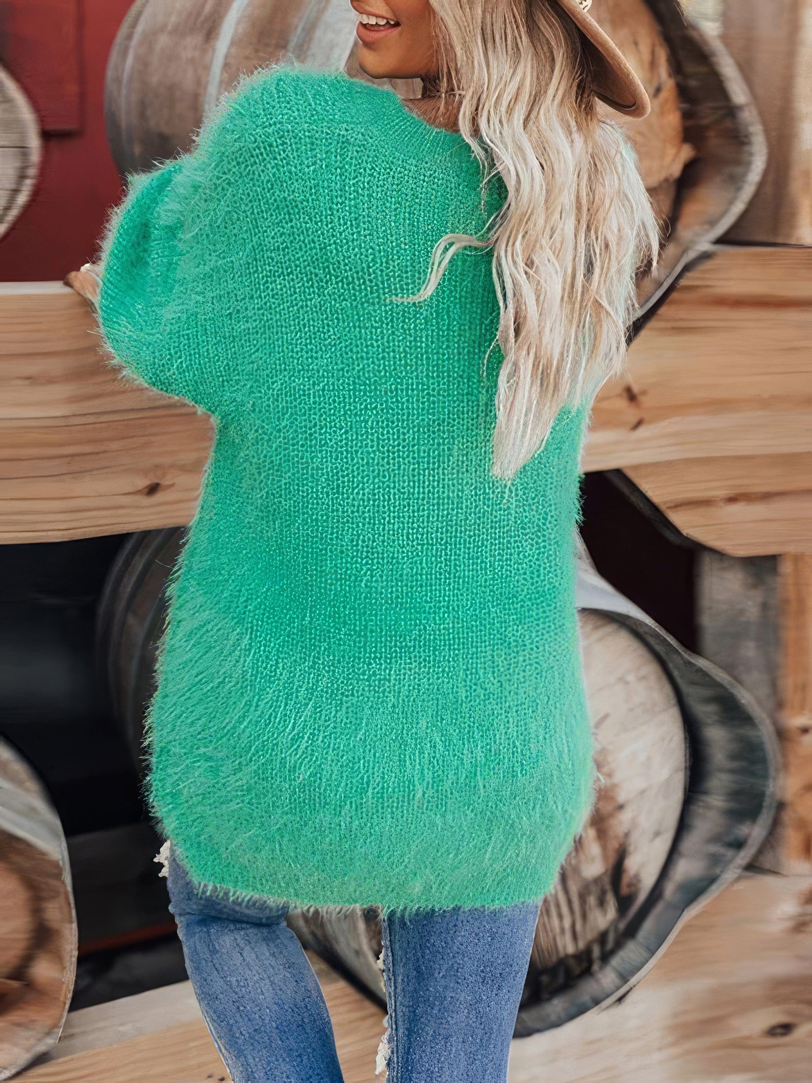 Ultra Soft Waffle Knit Lounge Set with Heart Details