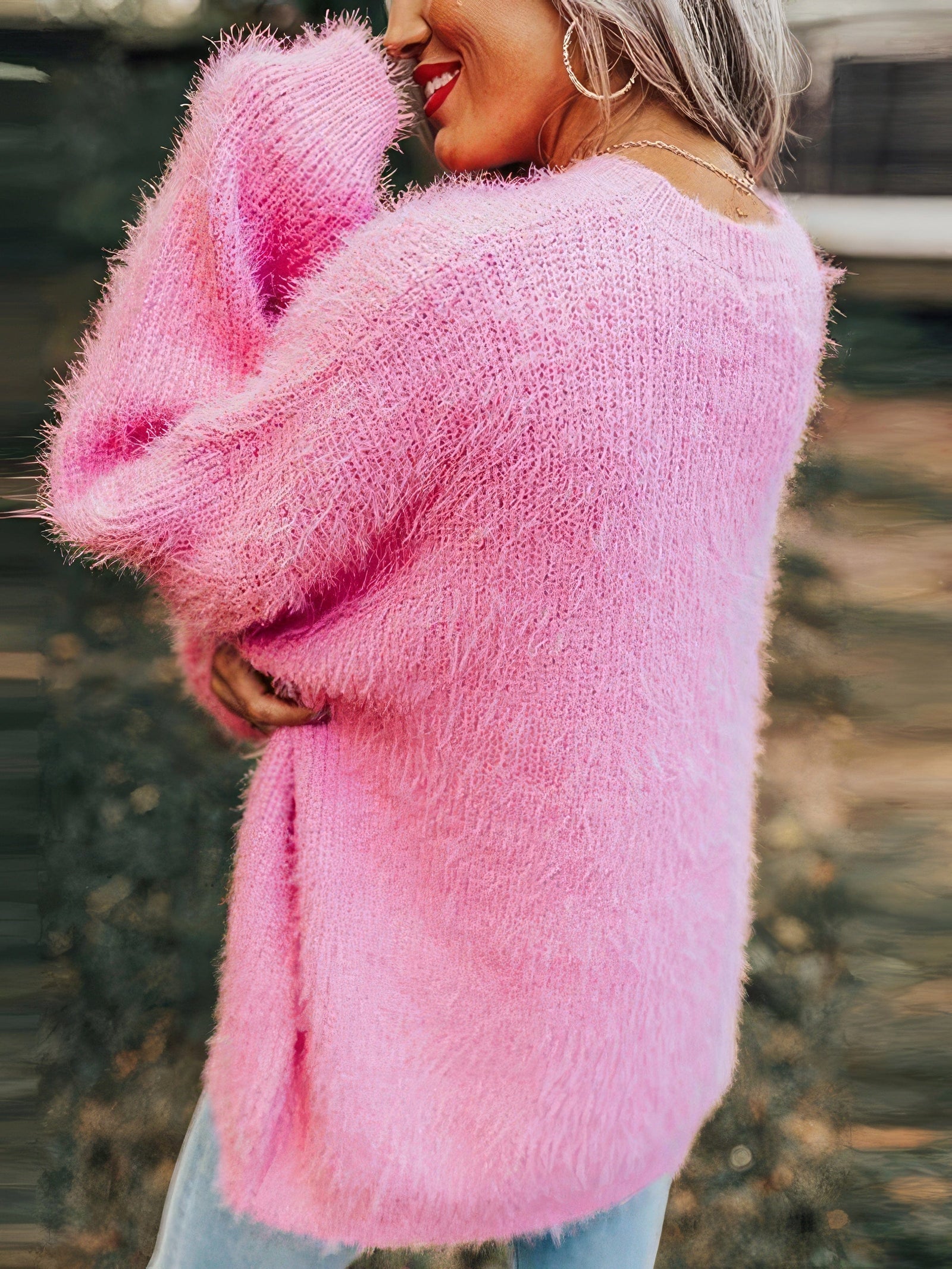 Ultra Soft Waffle Knit Lounge Set with Heart Details