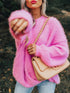 Ultra Soft Waffle Knit Lounge Set with Heart Details