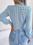 Lightweight Cropped Knit Sweater