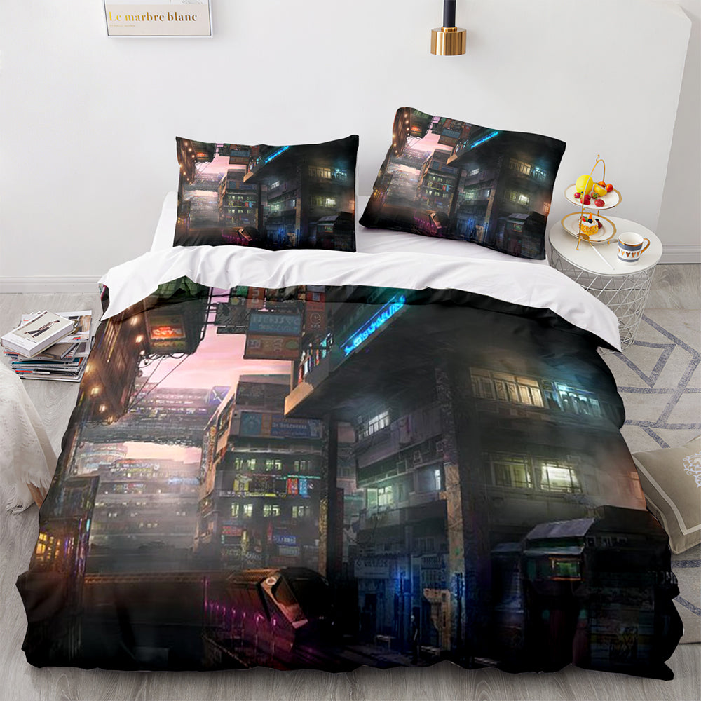 Cyberpunk Bedding Set Quilt Cover Without Filler