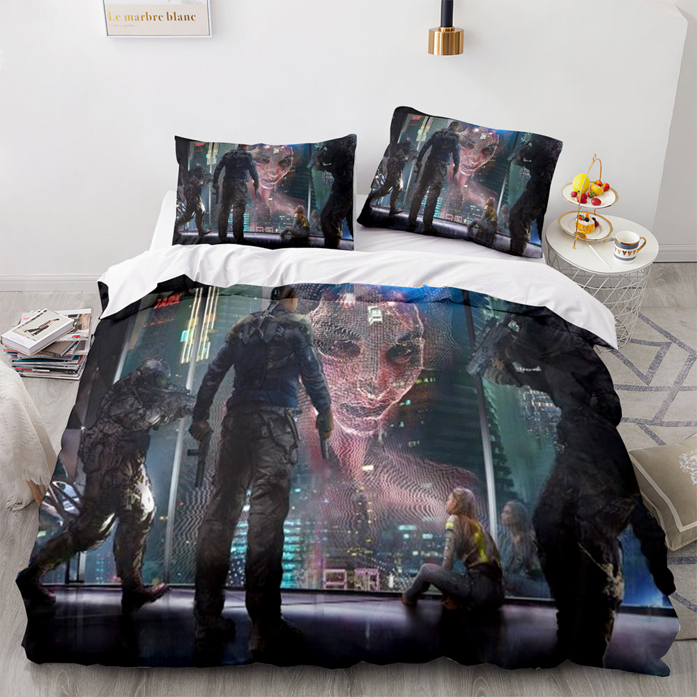 Cyberpunk Bedding Set Quilt Cover Without Filler