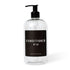 Dispensador de acondicionador de plástico transparente de 16 oz - Etiqueta negra
