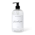Dispensador de champú de plástico transparente de 16 oz - Marca blanca