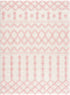 Alfombra de felpa rosa Darva