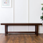 Banco de comedor de madera maciza Millwright