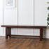 Banco de comedor de madera maciza Millwright