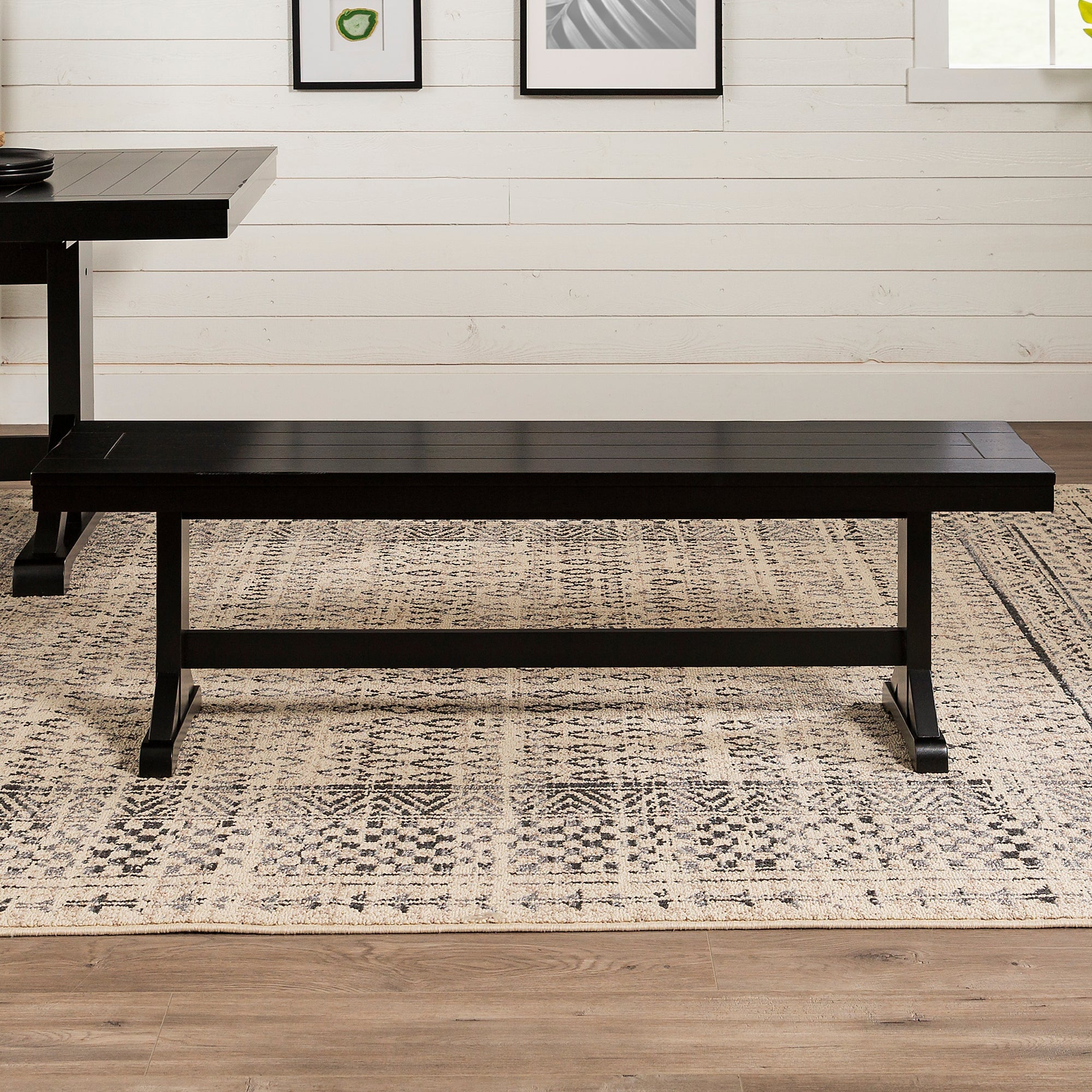 Banco de comedor de madera maciza Millwright