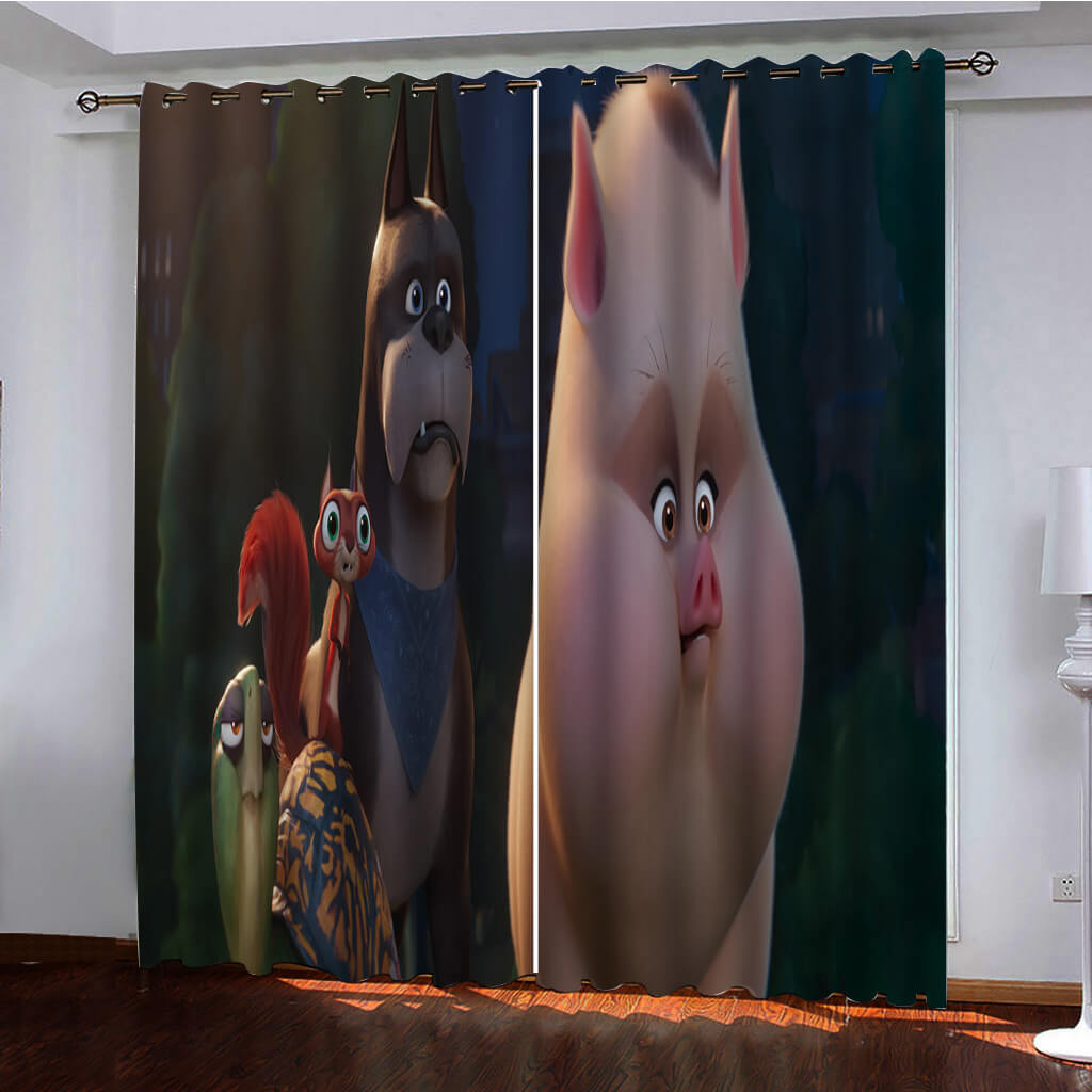 DC League of Super-Pets Curtains Pattern Window Drapes
