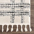 Alfombra Ryuu en blanco y negro