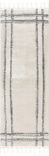 Alfombra Ryuu en blanco y negro