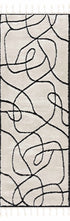 Alfombra Azana en blanco y negro