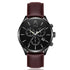 "Dheli" Men`S Leather Band Chronograph Watch