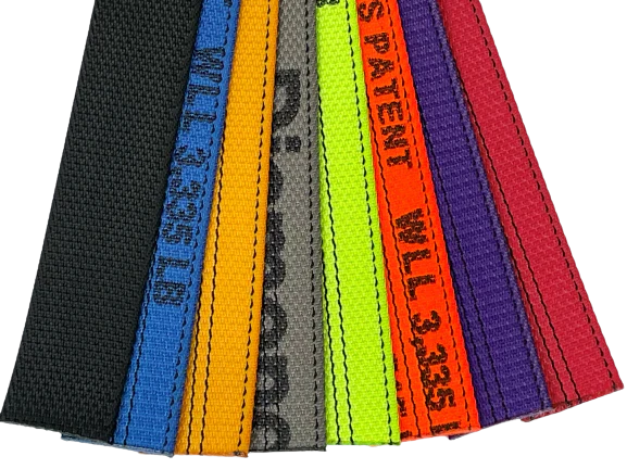 Correa de cabrestante de 2 x 30 pies con gancho de alambre, tejido de diamante | Opciones de color