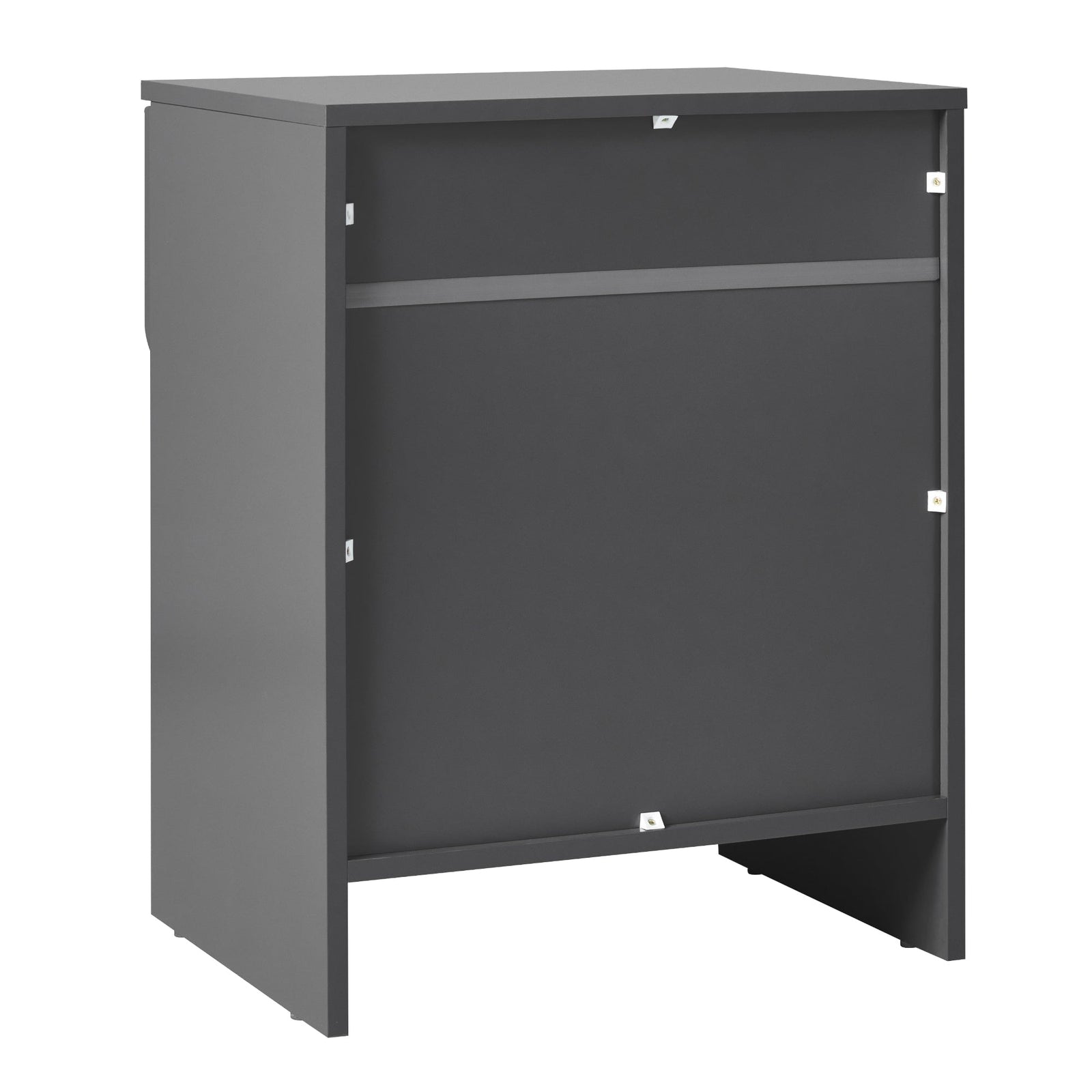 Mesita de noche moderna Domm con 1 cajón